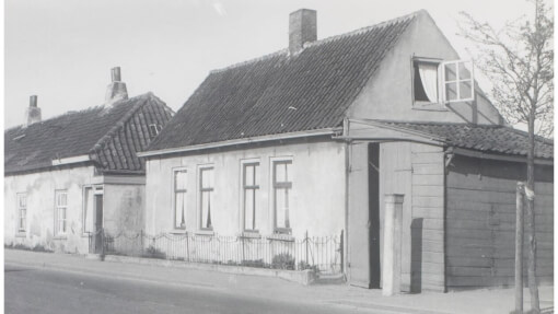 Locatie grenspaal (nabij huidige Kerkstraat 51)